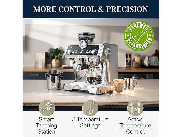 De'Longhi La Specialista Prestigio Espresso Machine, EC9355M (Renewed) (Open Box)