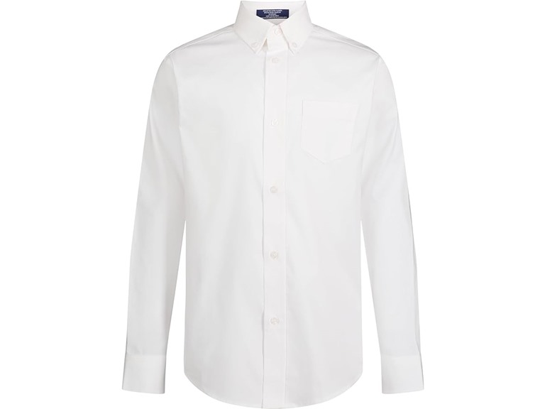 IZOD Boys' L/S Collared Oxford Shirt, 8H