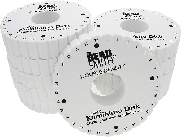 Beadsmith Round Kumihimo Disk 4.25" 10-Pk