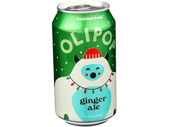 Olipop Ginger Ale Prebiotic Soda Sgl, 12