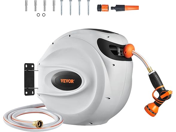 VEVOR Retractable Hose Reel, 84ft