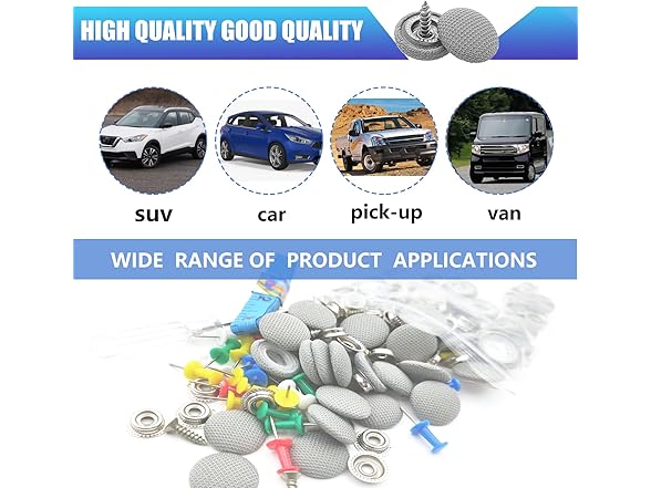 stymart stymart 60 pcs Car Roof Snap Rivets Reta
