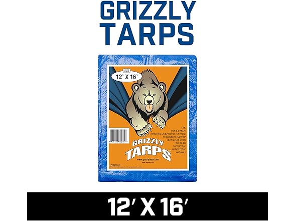 12'x16' Poly Tarp 10pk 5 Mil
