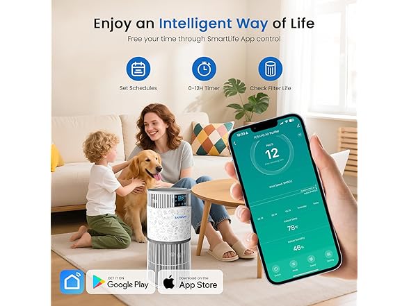 Samrado Air Purifier for Home Pets