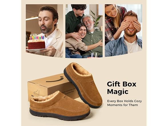 Men’s Moccasin Memory Foam Slippers