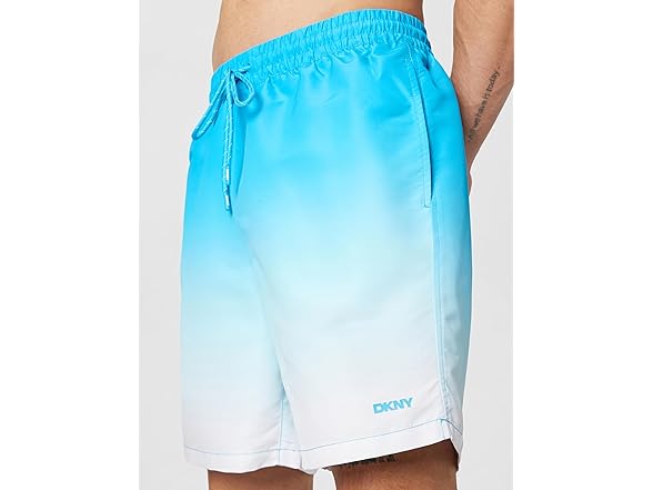 Dkny Men Swim Swim Trunk Lt Blue