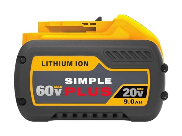 Simple Plus Replacement DeWalt MAX 9.0Ah Battery
