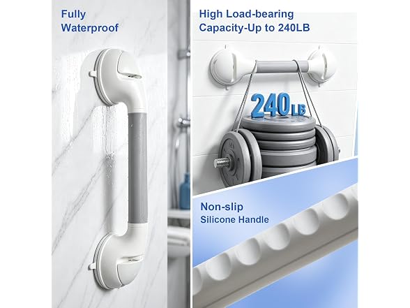 DUORAN Shower Suction Grab Bar 1 Pack
