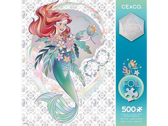 Disney Little Mermaid 500Pc Foil Puzzle