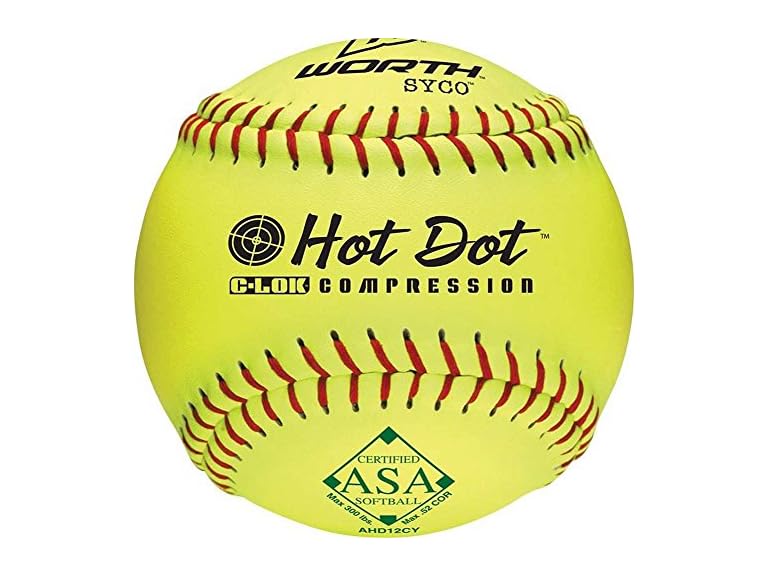 Worth | Slowpitch Softballs | USA / ASA Approved | 12 Count