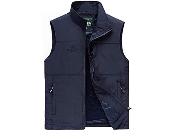 Hixiaohe Men (3XL) Causal Lightweight Outdoor Vest