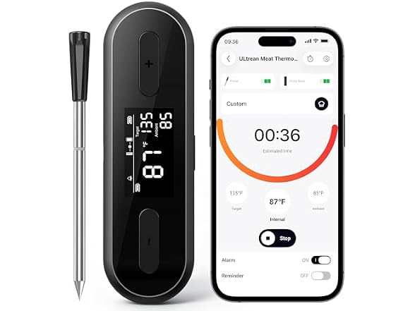 Ultrean Smart Wireless Meat Thermometer