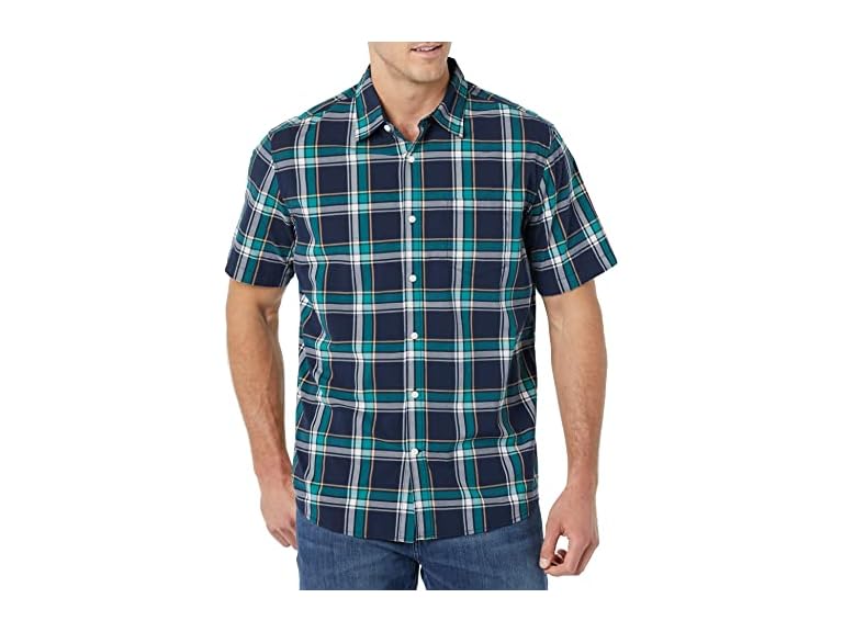 Navy/Green, Plaid
