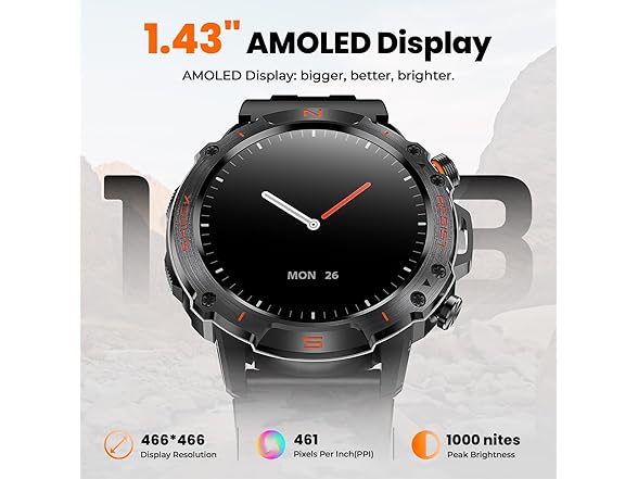 WalkerFit Rugged Smart Watch