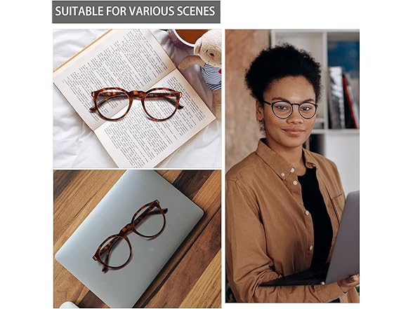 10 Pack Large Round Reading Glasses