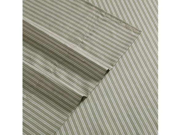 Kenneth Cole King Sheet Set Green Stripe
