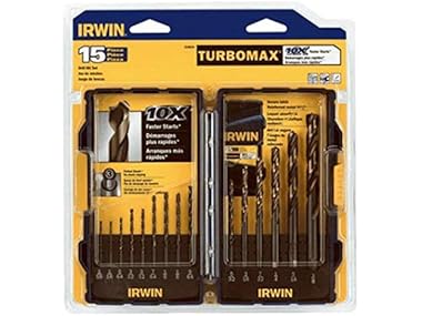 $14.99, Was $24.99, 40% Off! IRWIN 318015 Turbo Point Drill Bit Set dealfomo
