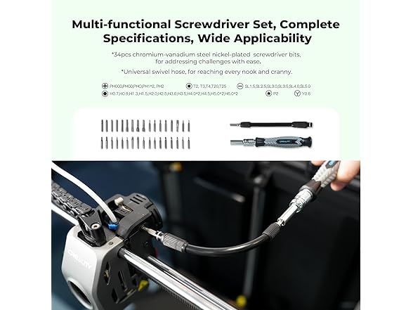 CREALITY BH-895 Creality 3D Printer Tool Kit, 74Pcs 3D