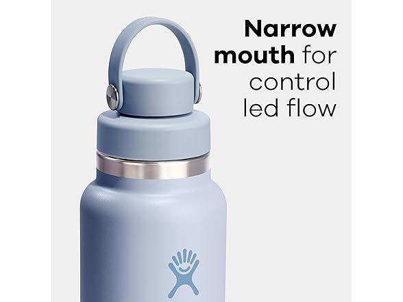 Hydro Flask Bottle Wide Mouth, 32 oz, Cascade Blue