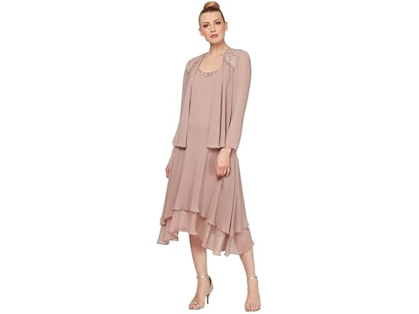 S.L. Fashions Women's Cashmere Dress (14P)