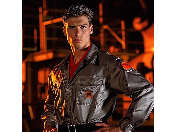 CLINTT 10Pcs FR Iron on Patches, Orange