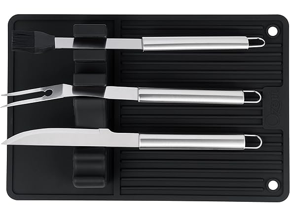 Ozeri BBQ and Grill Utensil Holder Mat