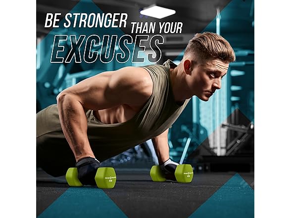 Fitness 4LB Neoprene Dumbbells Set of 2