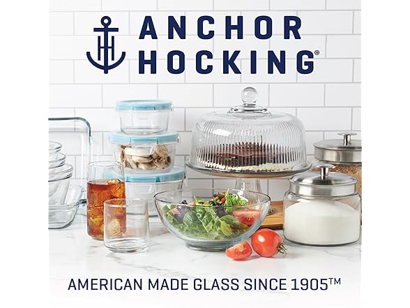 Anchor Hocking SnugFitTM Rectangular Food Containers