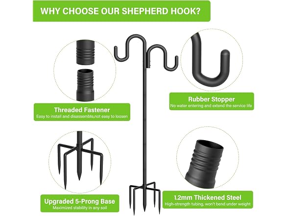 Gientan Double Shepherds Hooks