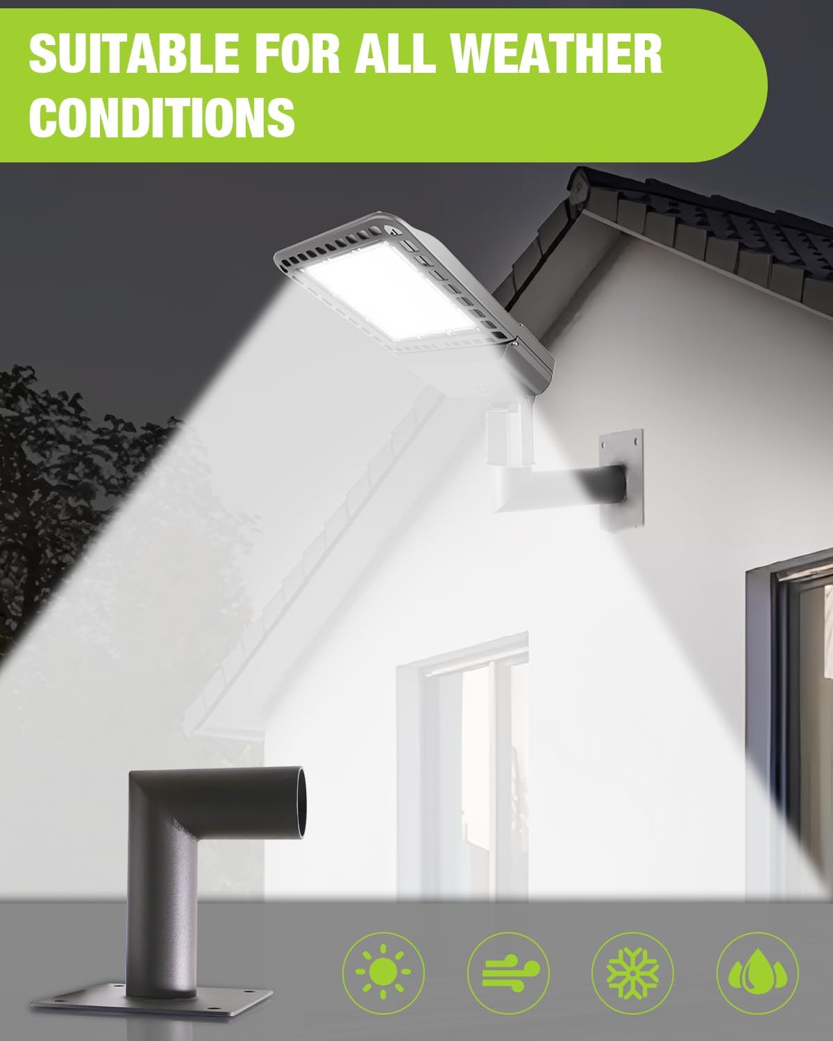 2 Pack L Shaped Light Adapter Bracket - Gallery 8