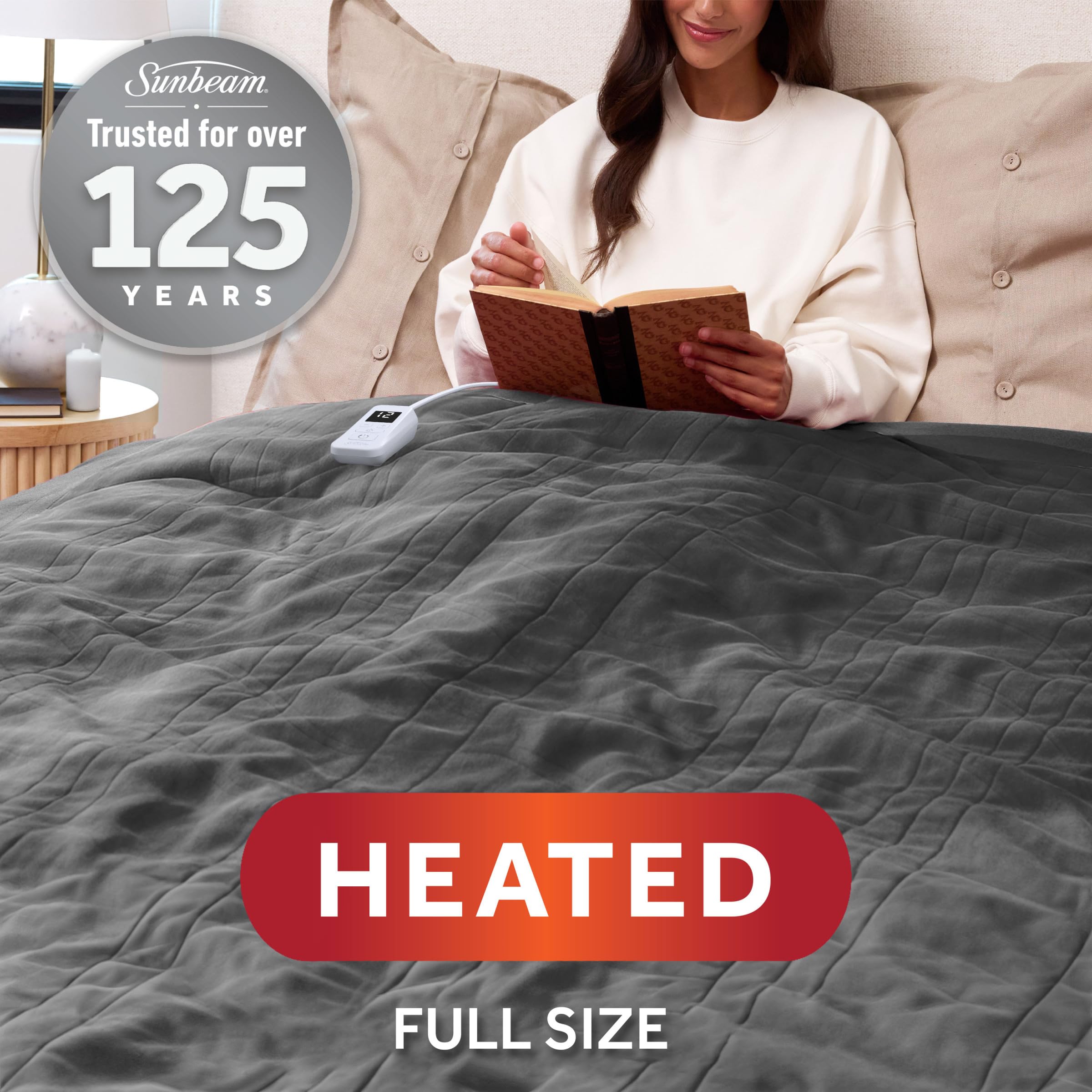 Sunbeam Royal Posh Night Fog Heated Blanket - Gallery 12