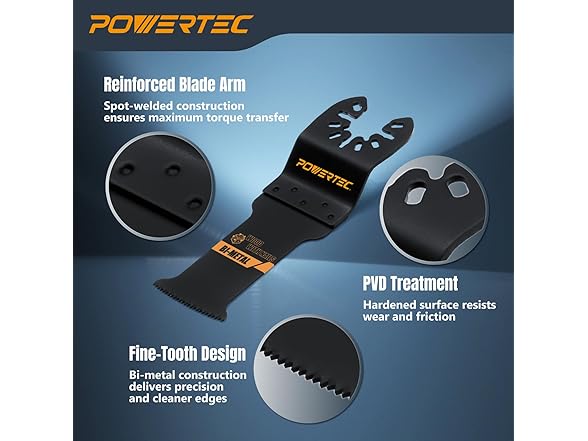 Oscillating Blade 5pc Set Bi-Metal
