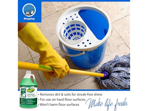 OdoBan Neutral pH No Rinse Floor Cleaner 1 Gallon