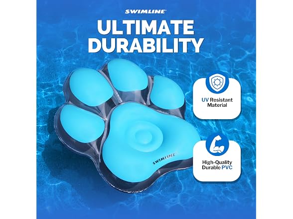 SWIMLINE Pet Pawprint Pool Float