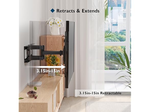 BONTEC Full Motion TV Wall Mount 70in