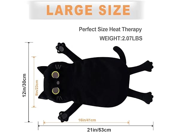 Large Microwave Heating Pad with Washable Cover