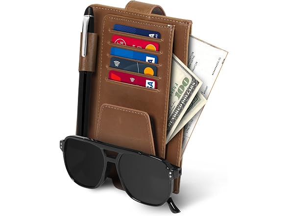 Londo Leather Car Visor Organizer
