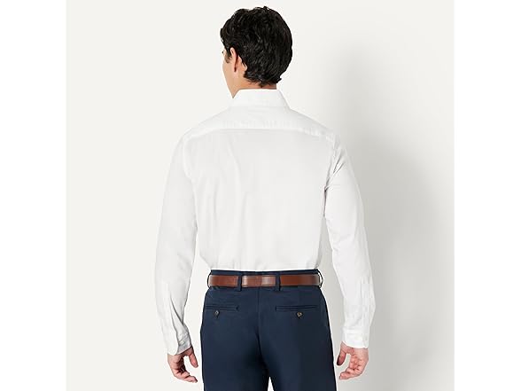 AE Mens SlimFit LS Wrinkle Resistant Shirt