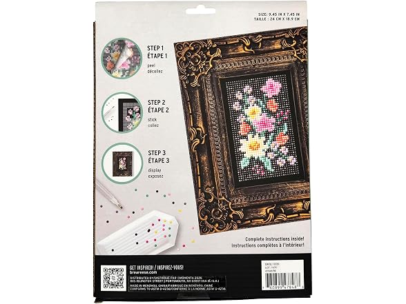 Brea Reese Funky Frame Gem Kit - Floral, 6x8 Diamond Painting