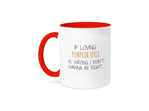 3dRose If Loving Pumpkin Spice Is Wrong Mug
