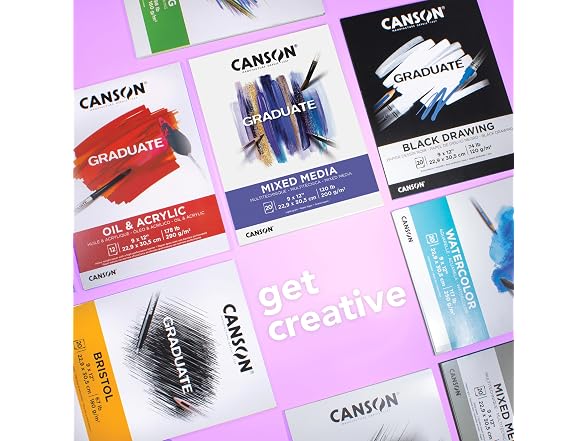 Canson Graduate Sketch Pad, Foldover, 11x14 inch, 40 Sheets