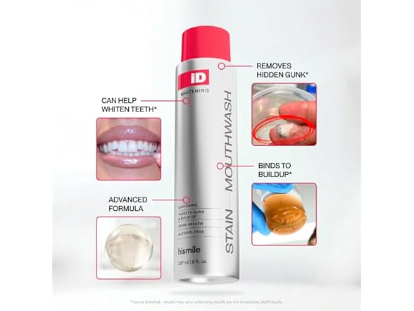 Hismile iD Stain Whitening Mouthwash
