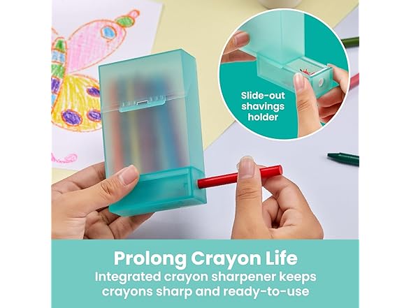 LockerMate LockerMate Crayon Box with Sharpener Hold