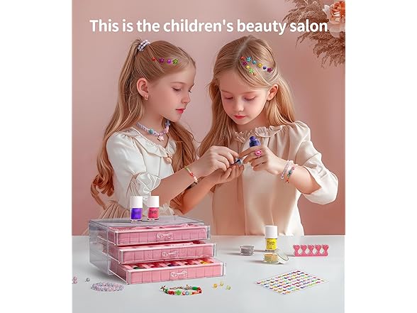 DIY Nail Art Kits for Girls (Pack of 2)