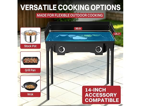 Pipopa 2 Burner Propane Stove