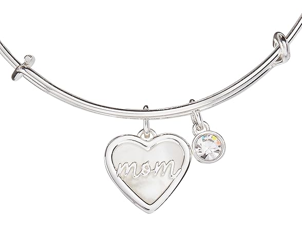 Alex and Ani Mom Mother of Pearl Bangle