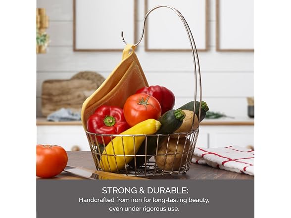 Gourmet Basics by Mikasa Geneva Countertop Fruit Basket