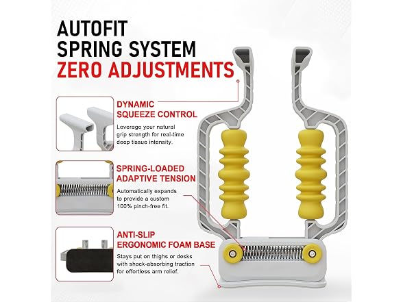 Adaptive Arm Massage Roller with Spring