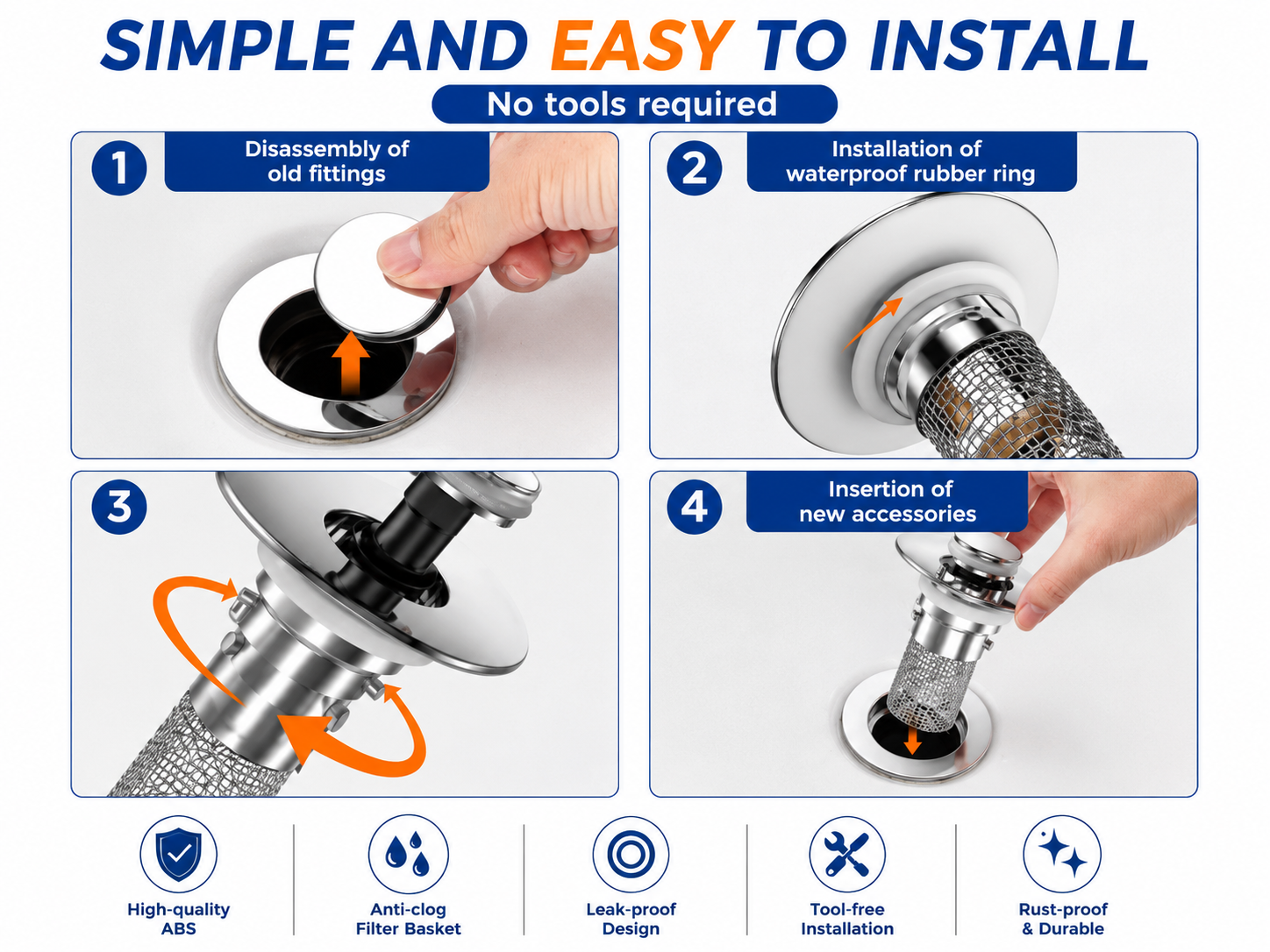 Bathroom Sink Drain Strainer - Gallery 7