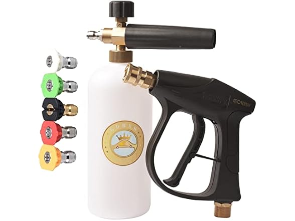 GDHXW Pressure Washer Gun w/5 Nozzles